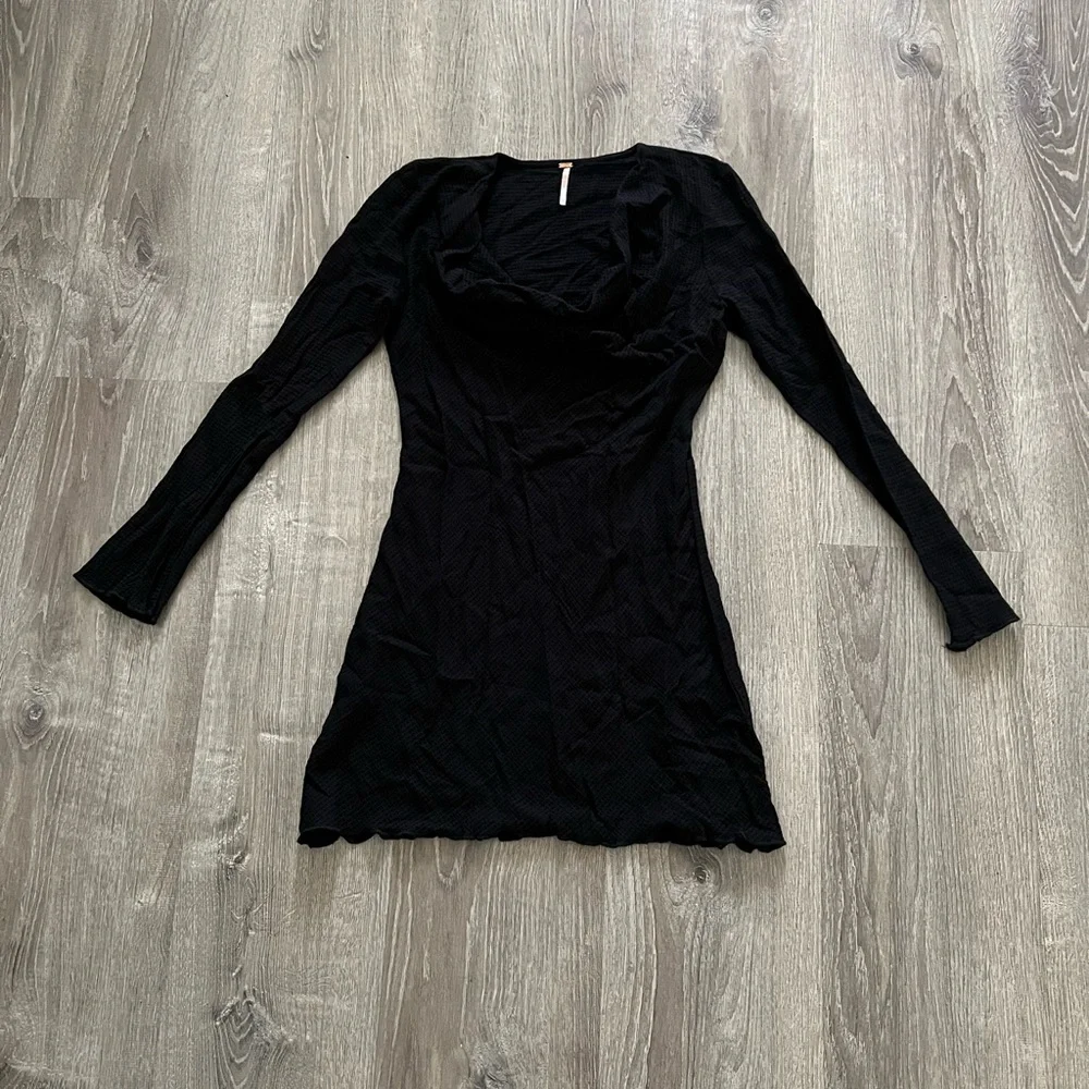 Free People Cowl Neck Mini Dress